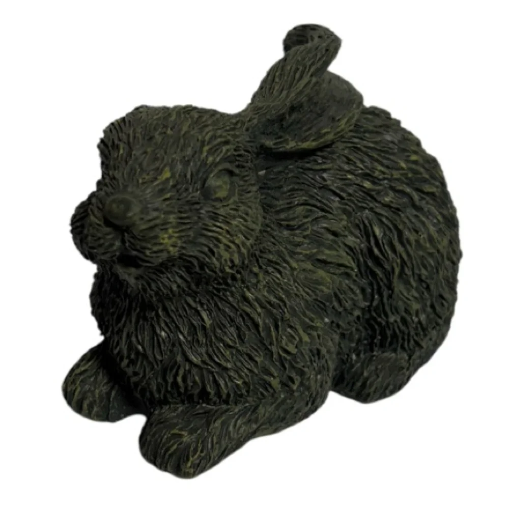Rabbit Statue Figurine Indoor Outdoor Resin Garden Patio Decor Bunny Home Decor
